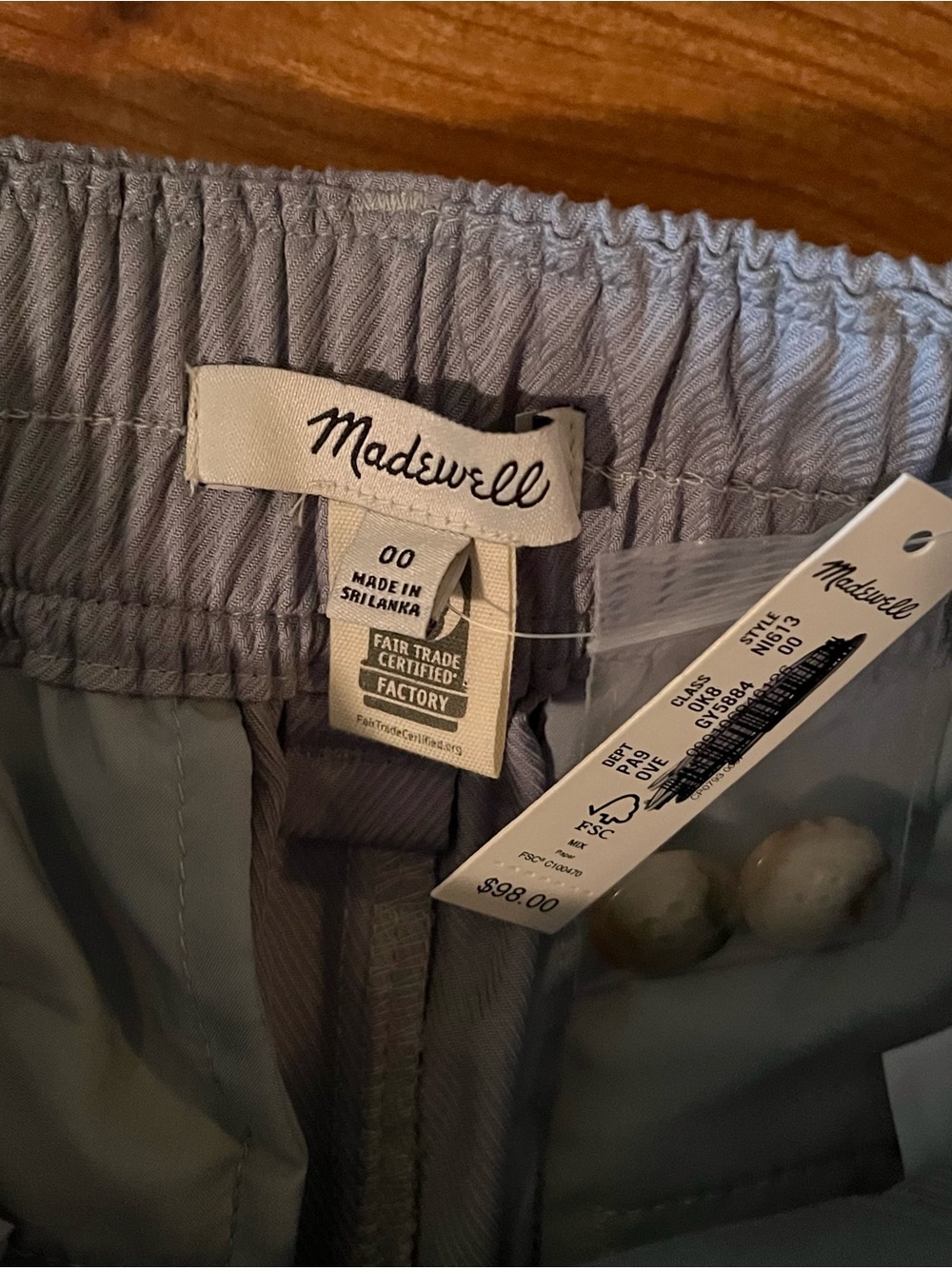 Madewell Neale Wide Leg Pants New 00 - Picture 6 of 16